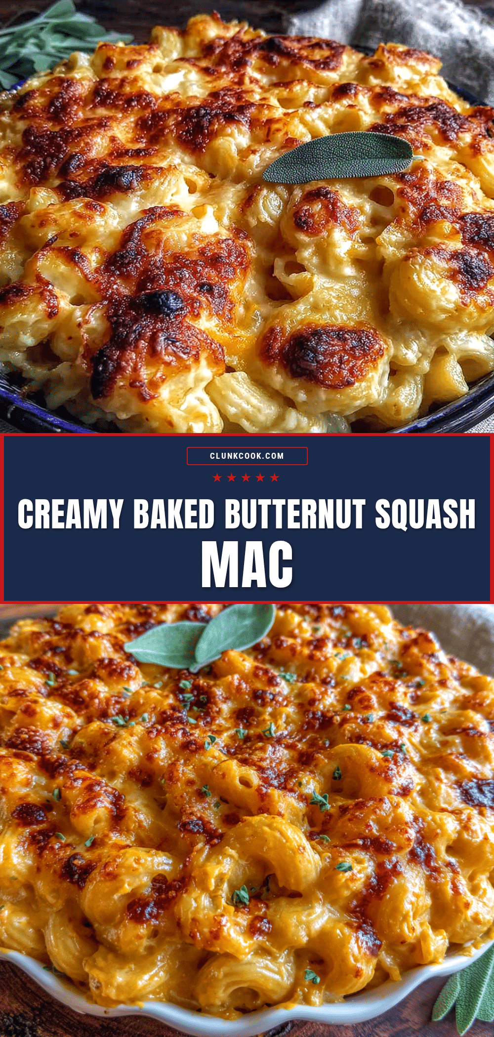 creamy baked butternut squash mac and cheese recipe