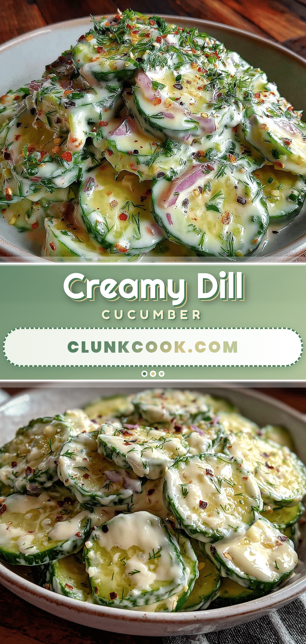 creamy cucumber salad recipe