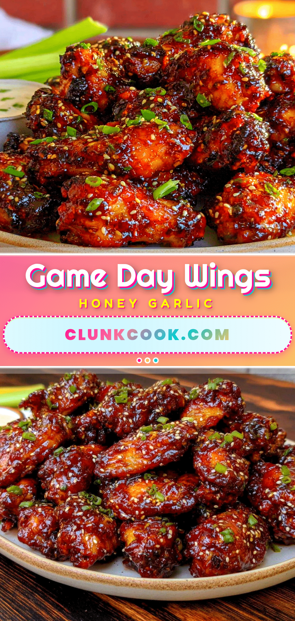 crispy honey garlic baked chicken wings recipe
