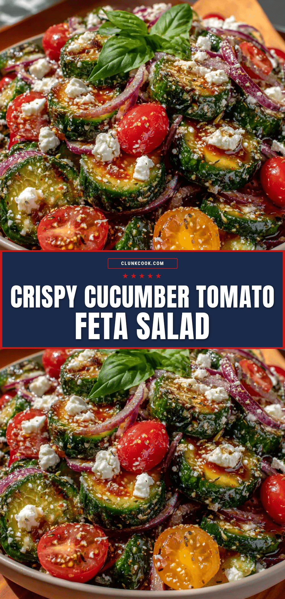 fresh cucumber tomato salad with feta recipe