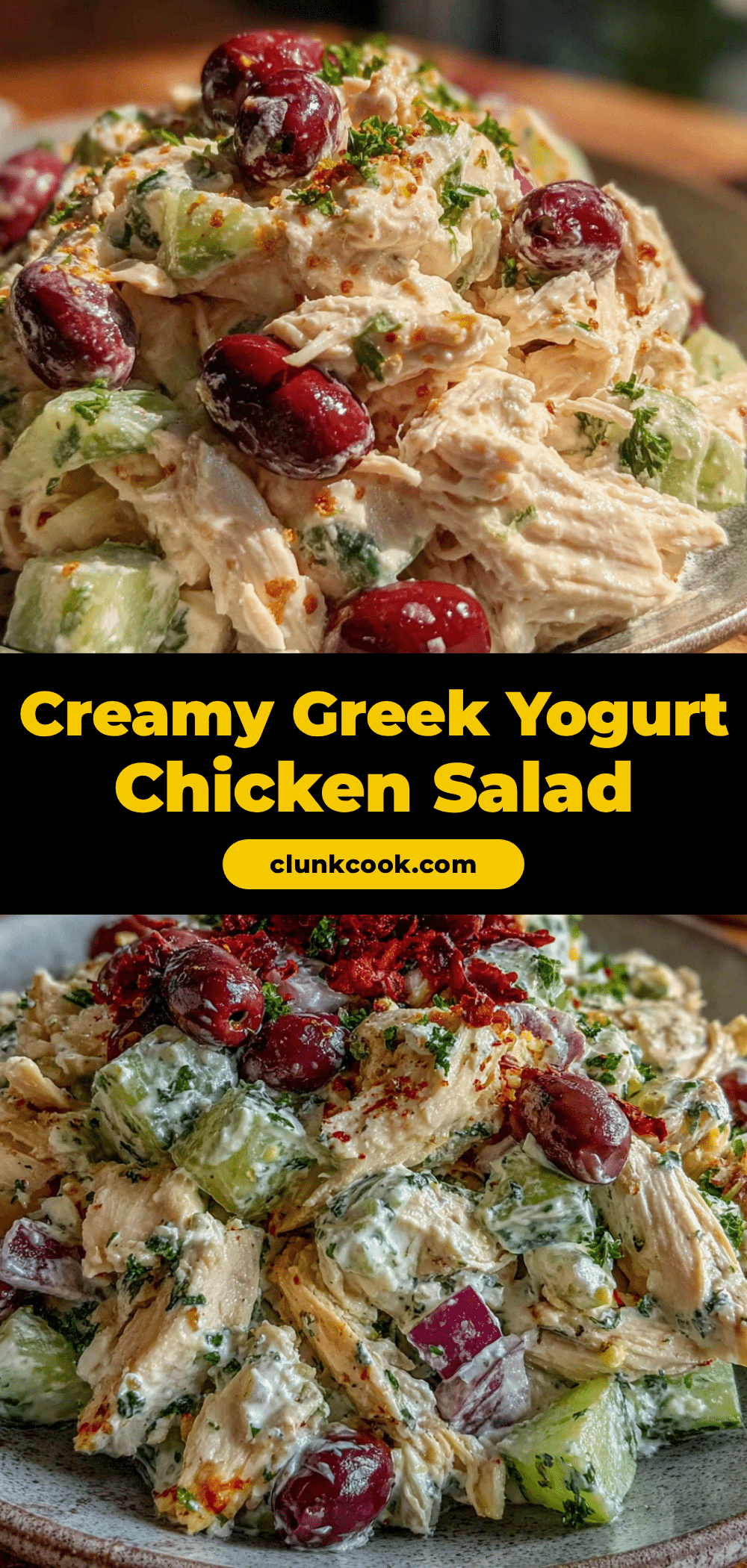 Greek yogurt chicken salad no mayo recipe