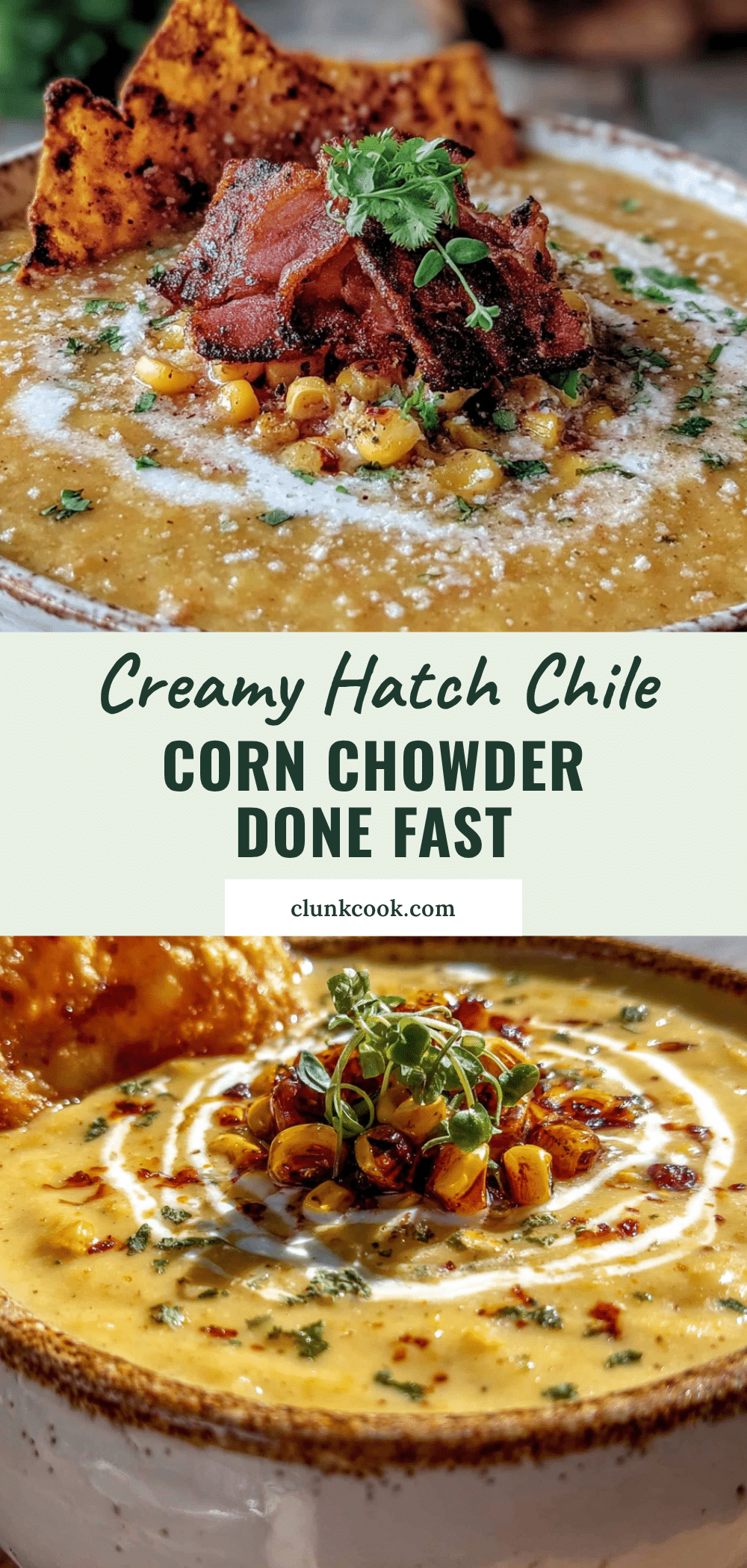 Hatch chile corn chowder recipe