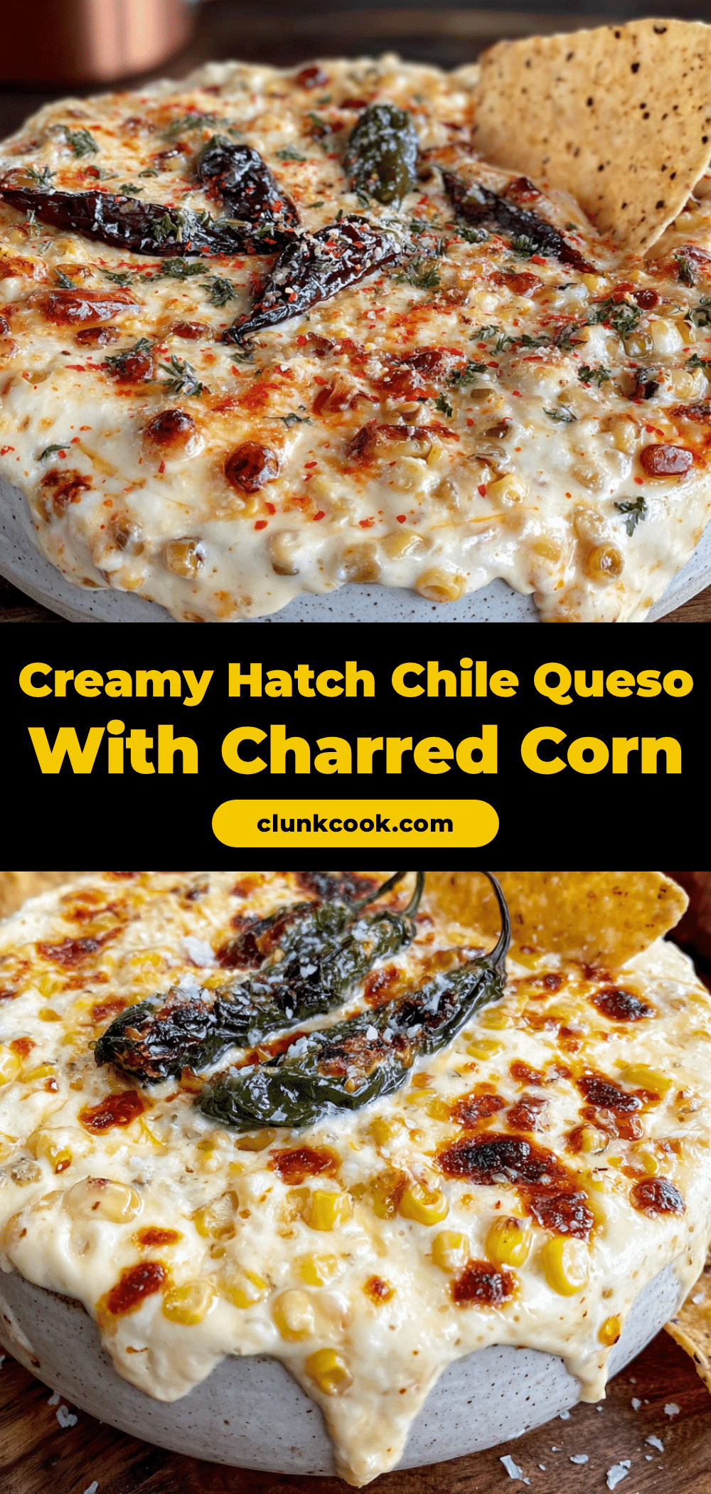 Hatch chile queso dip recipe