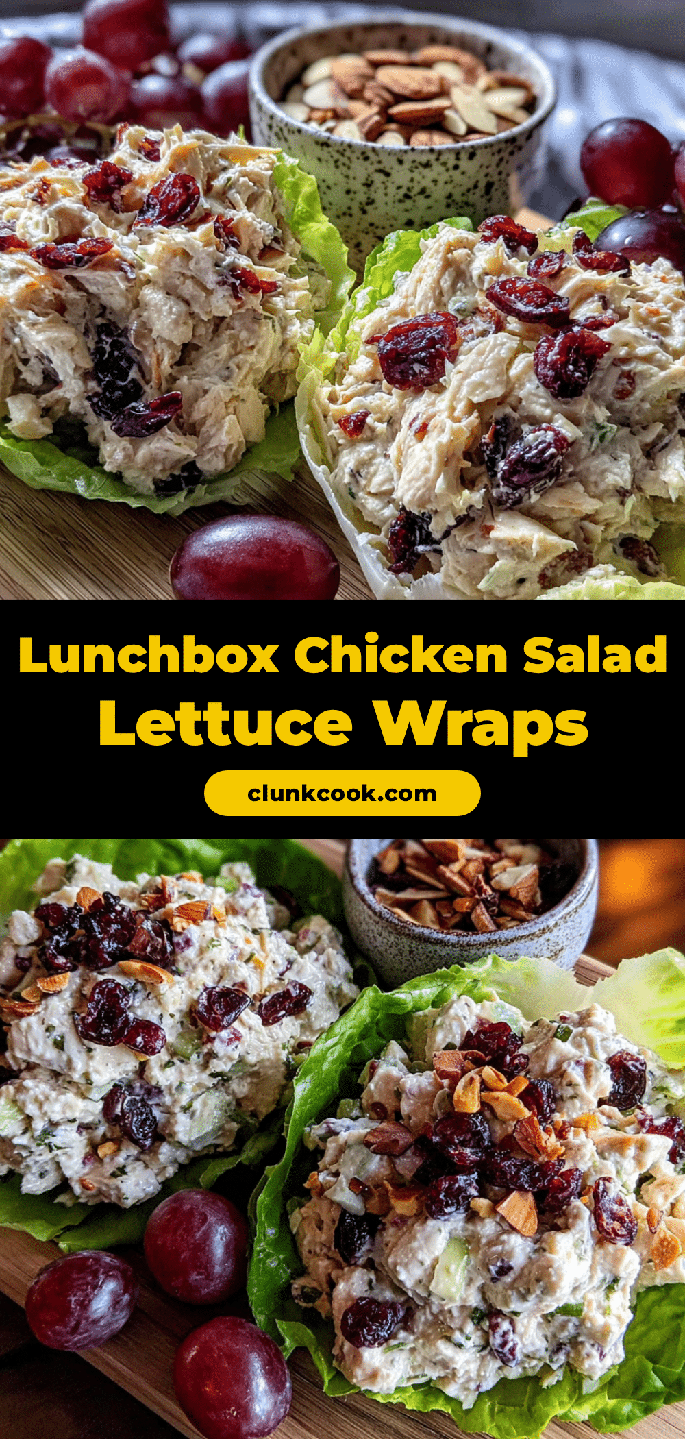 healthy chicken salad lettuce wraps recipe