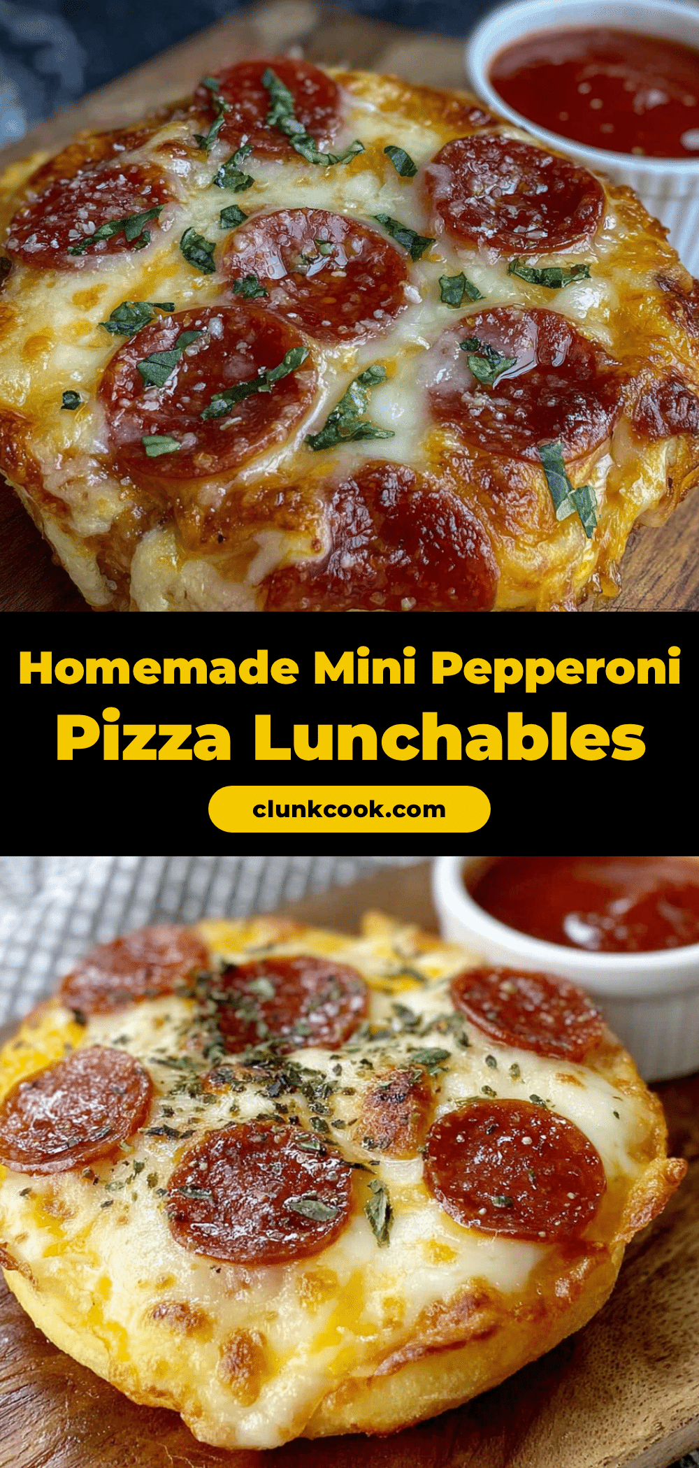 homemade pizza lunchables recipe