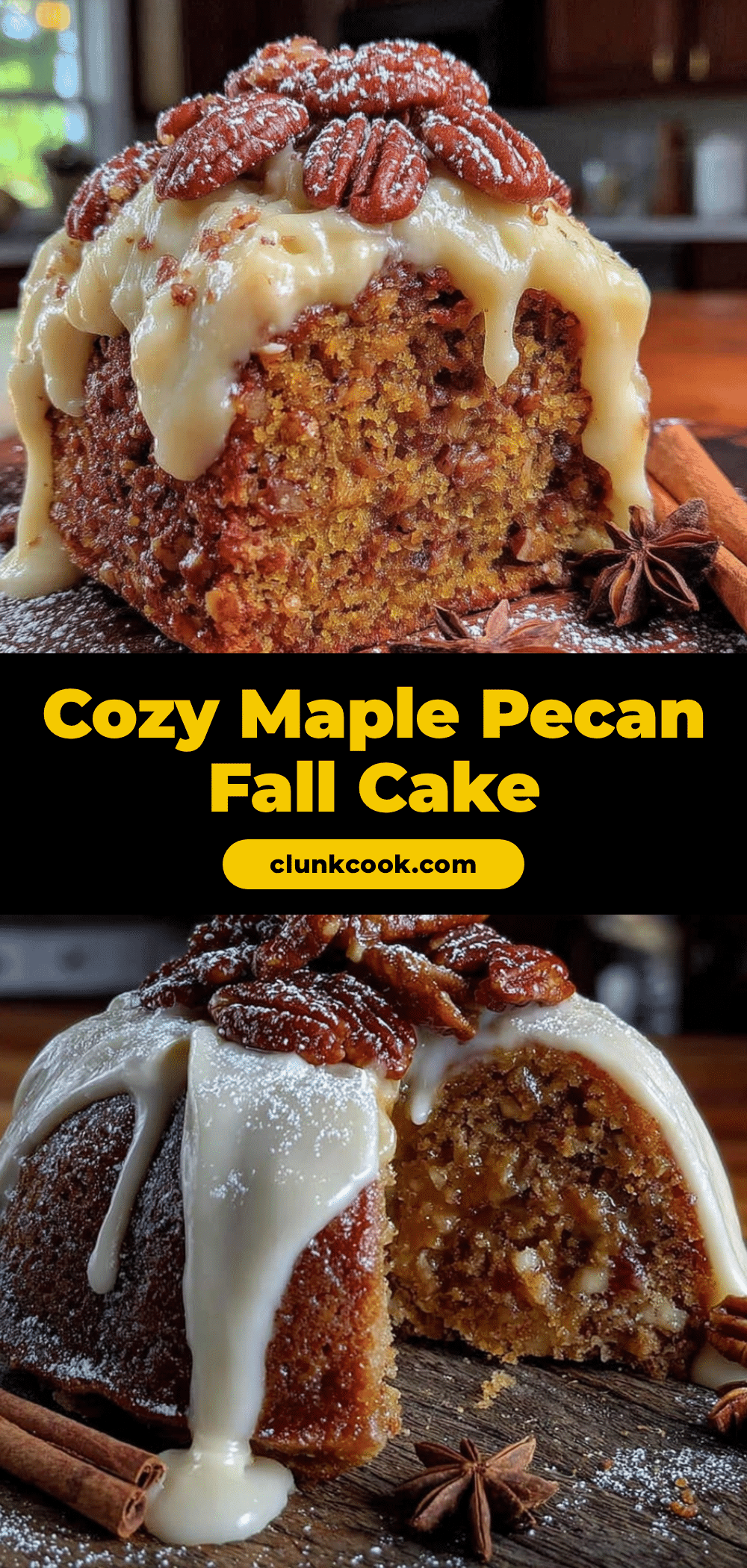 maple pecan spice cake recipe