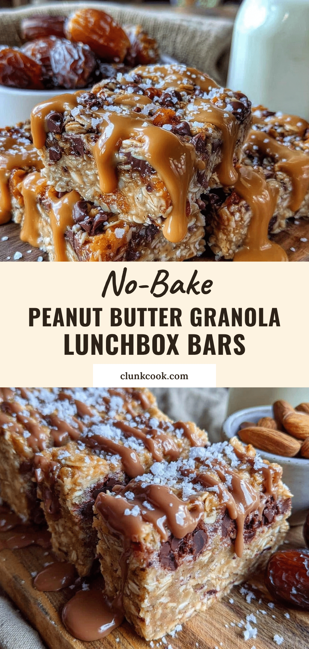 no-bake peanut butter granola bars recipe