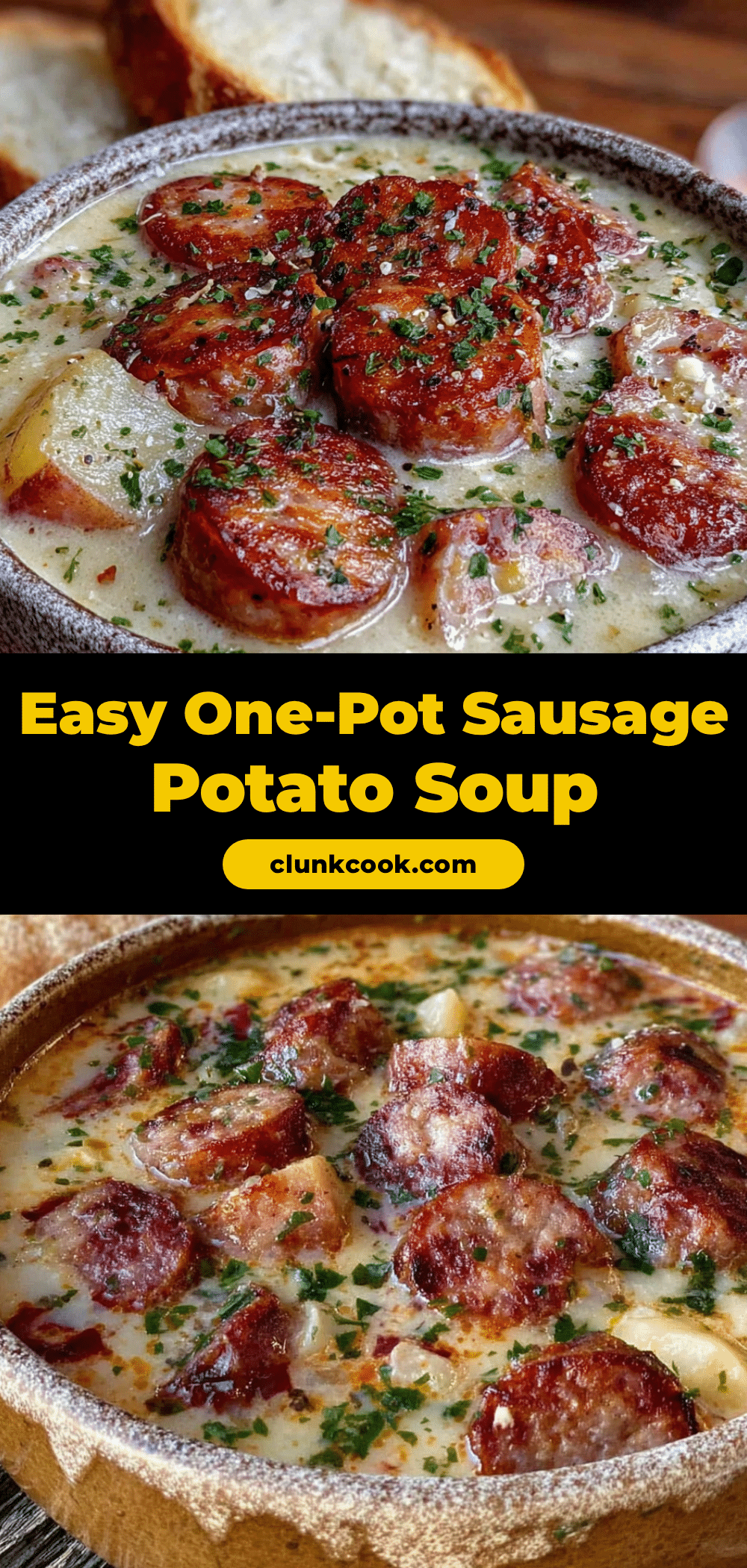 one-pot sausage and potato soup recipe