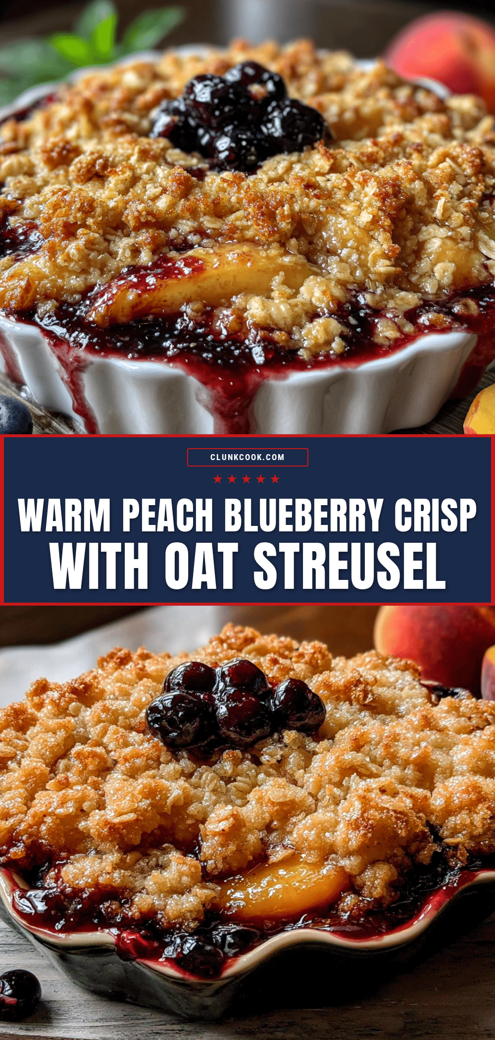 peach blueberry crisp recipe