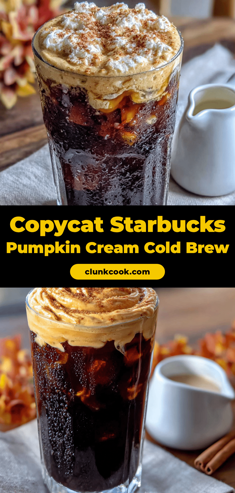 pumpkin cream cold brew recipe
