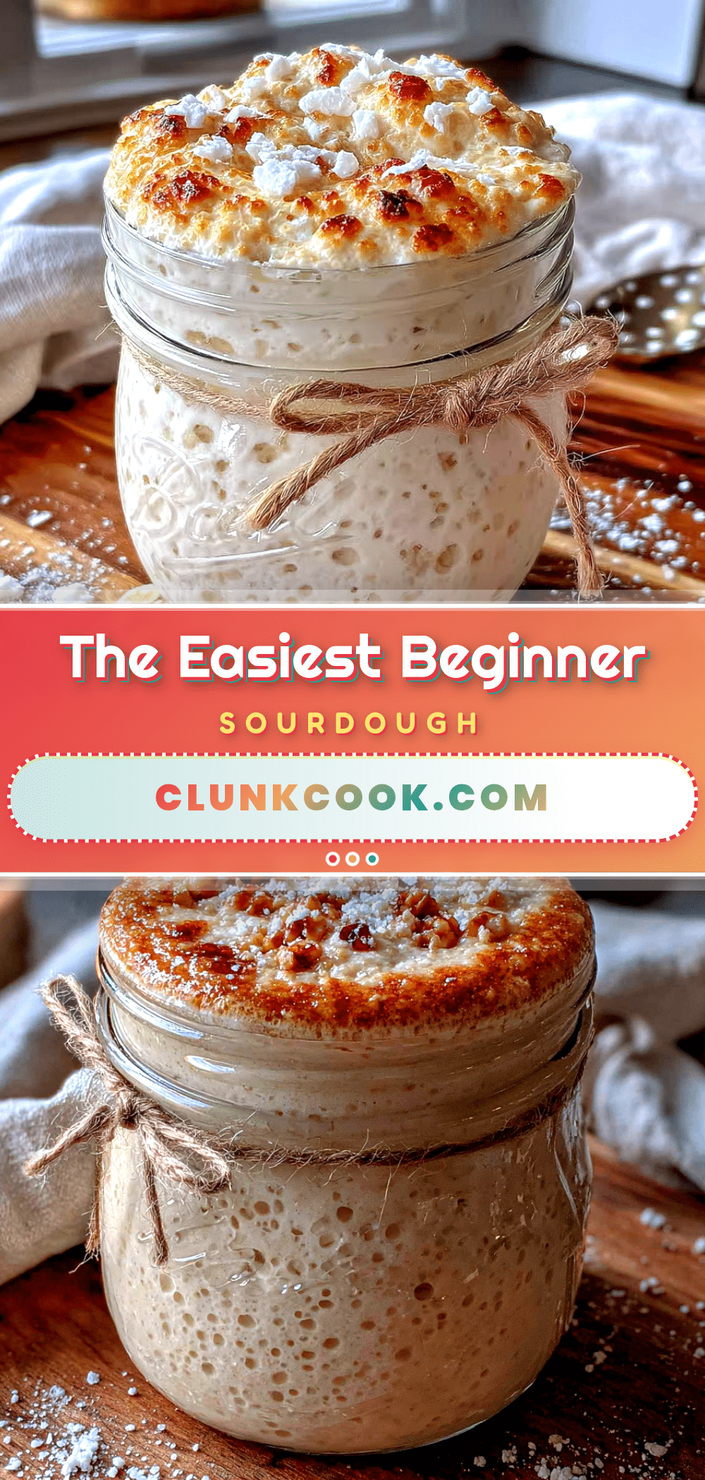 simple beginner sourdough starter from scratch recipe