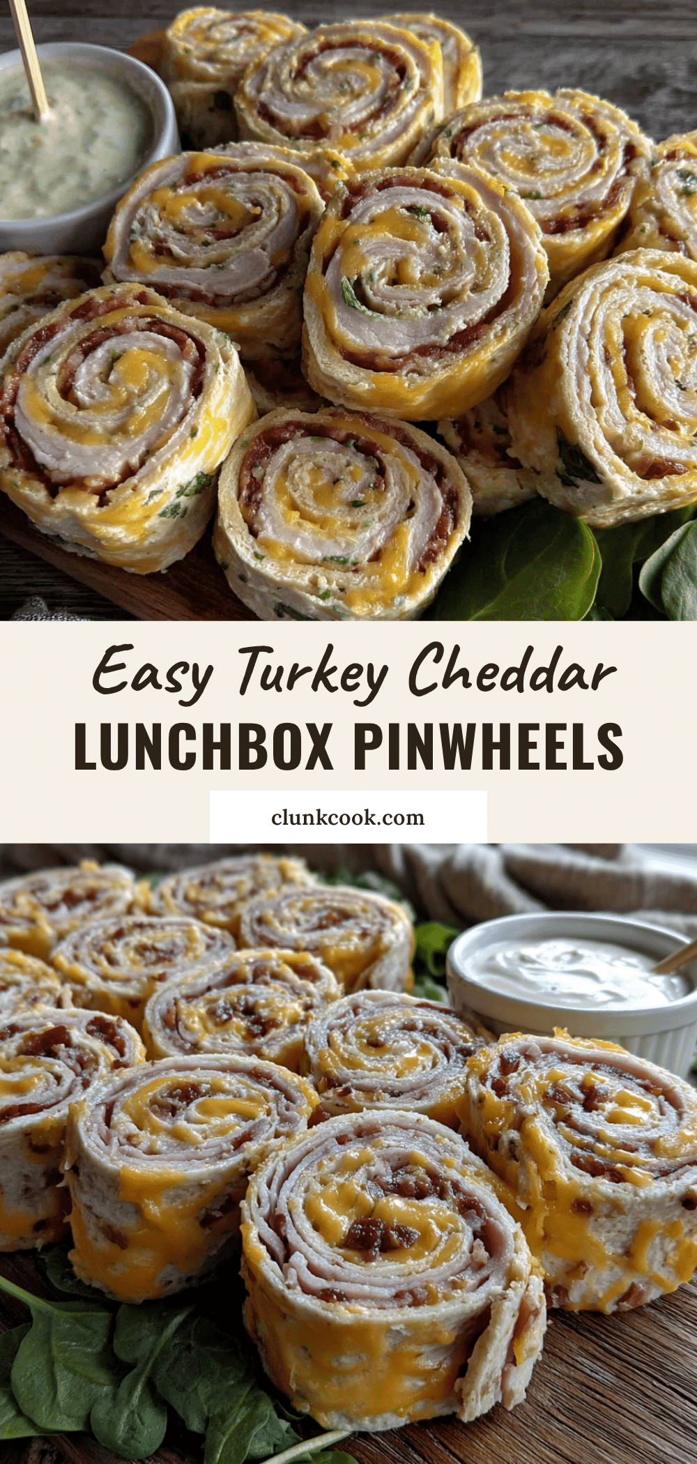 turkey cheddar pinwheel lunchbox roll-ups recipe