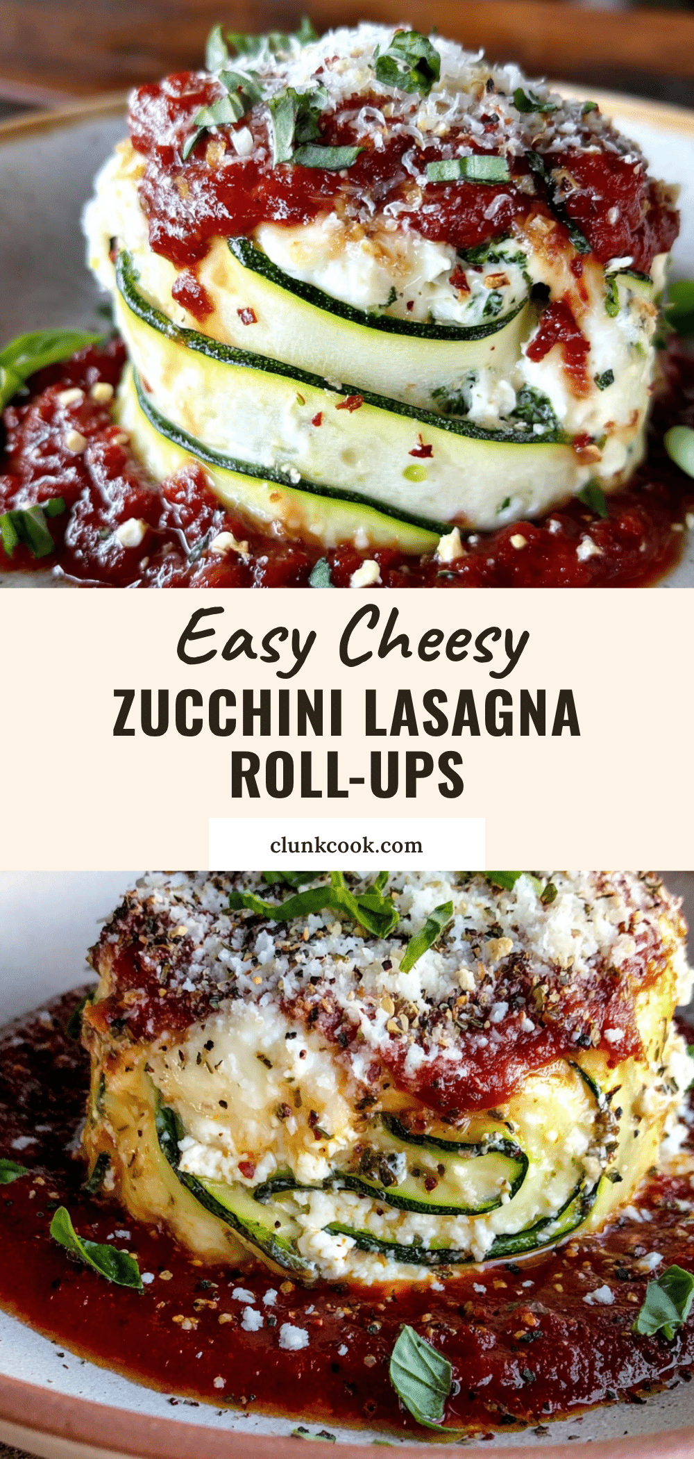 zucchini lasagna roll-ups recipe