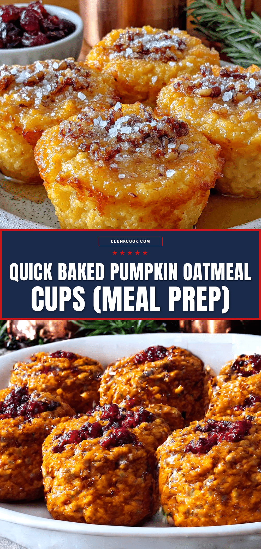 baked pumpkin oatmeal cups recipe