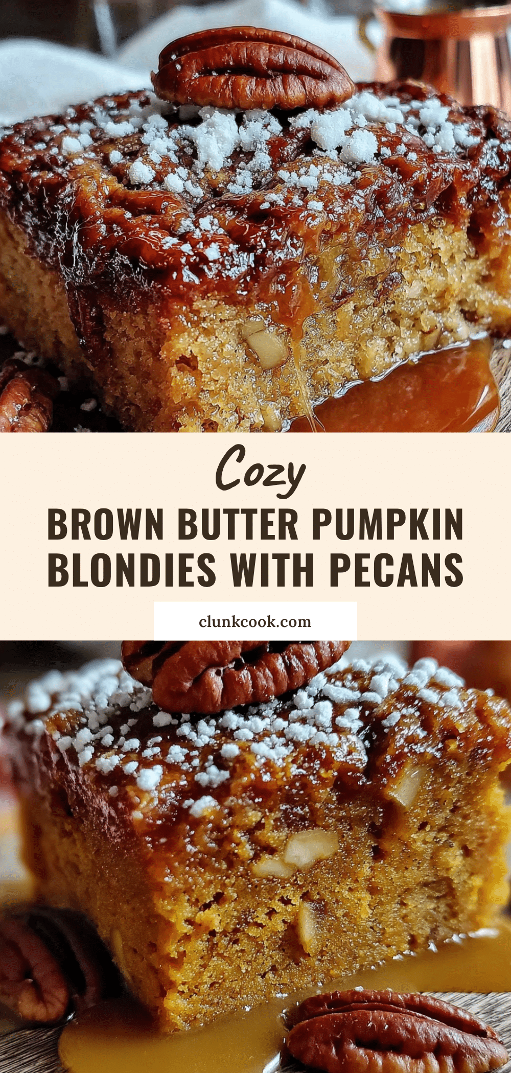 brown butter pumpkin blondies recipe