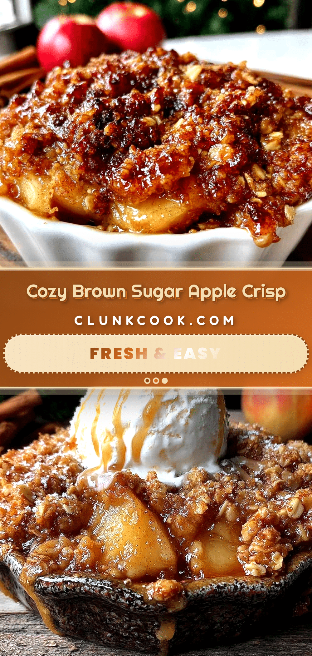 brown sugar apple crisp recipe