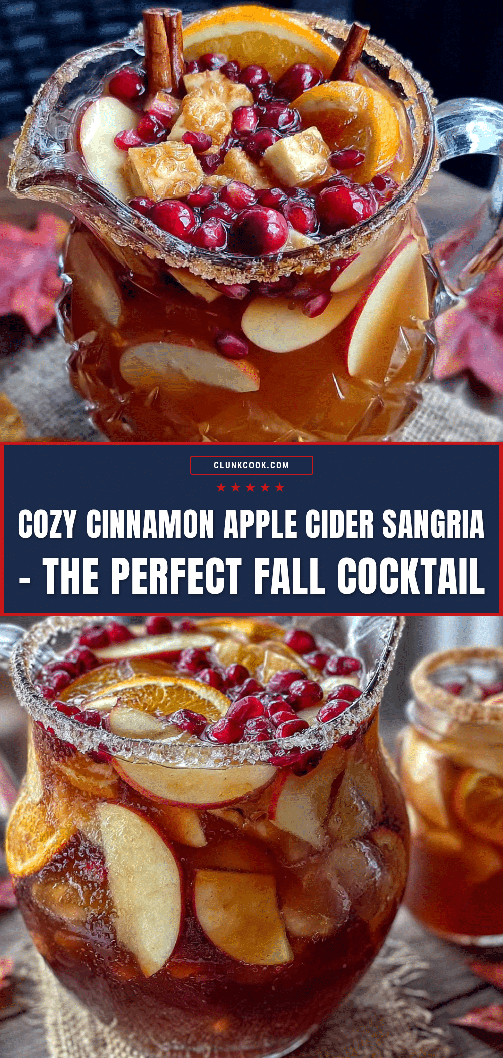 cinnamon apple cider sangria recipe