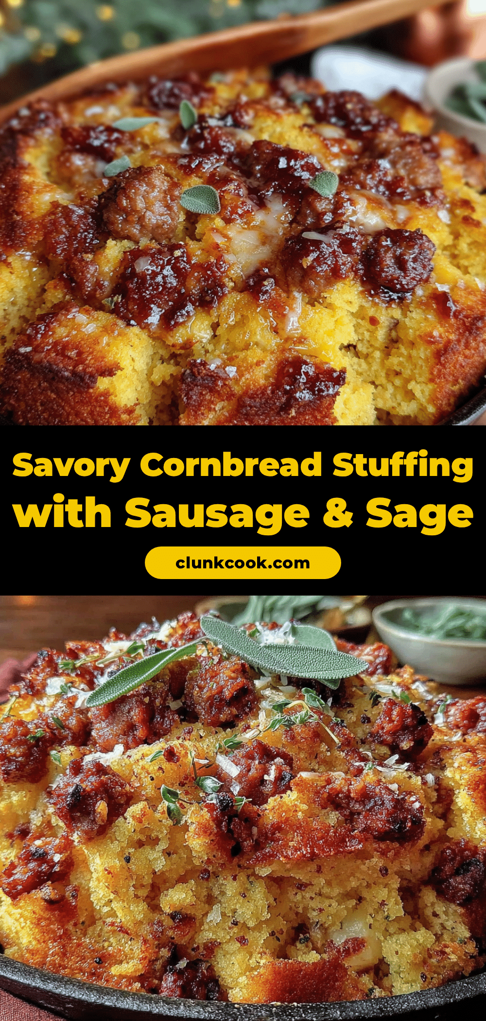 cornbread stuffing with sausage and sage recipe