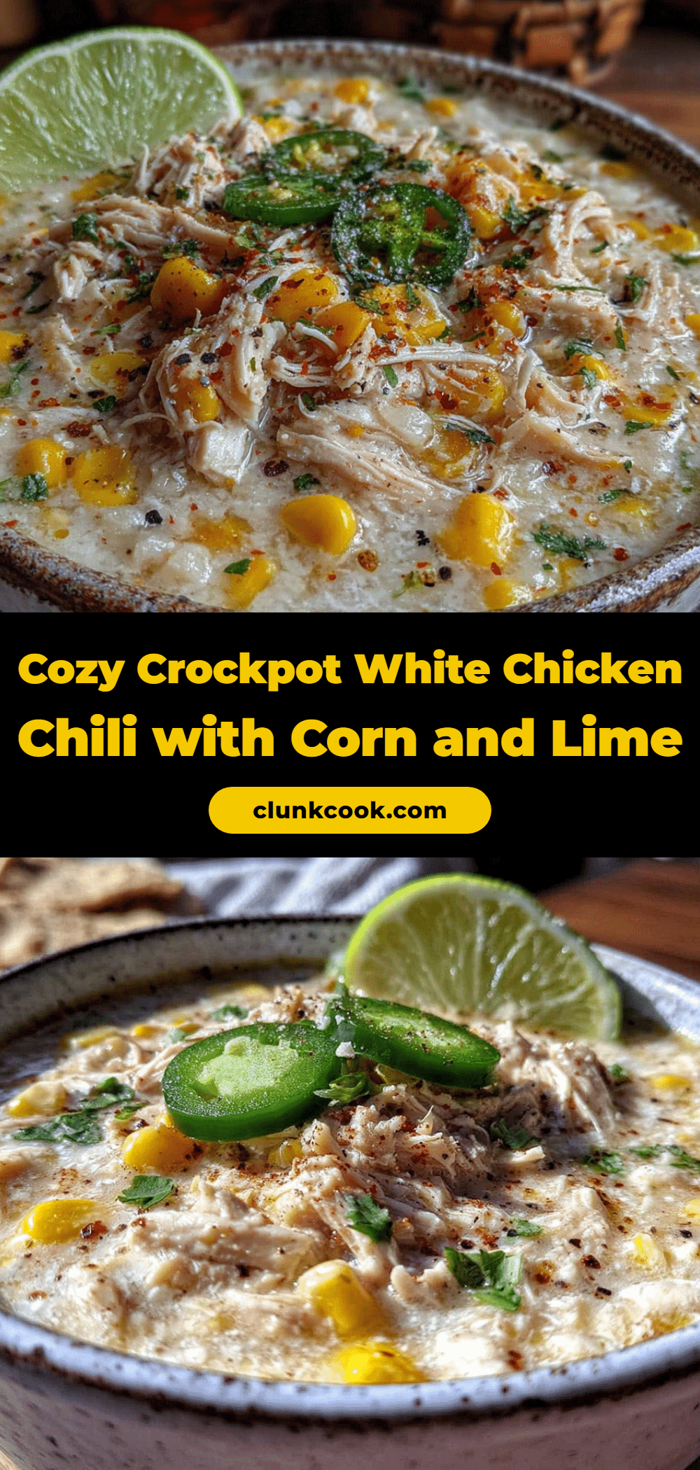 cozy crockpot white chicken chili recipe
