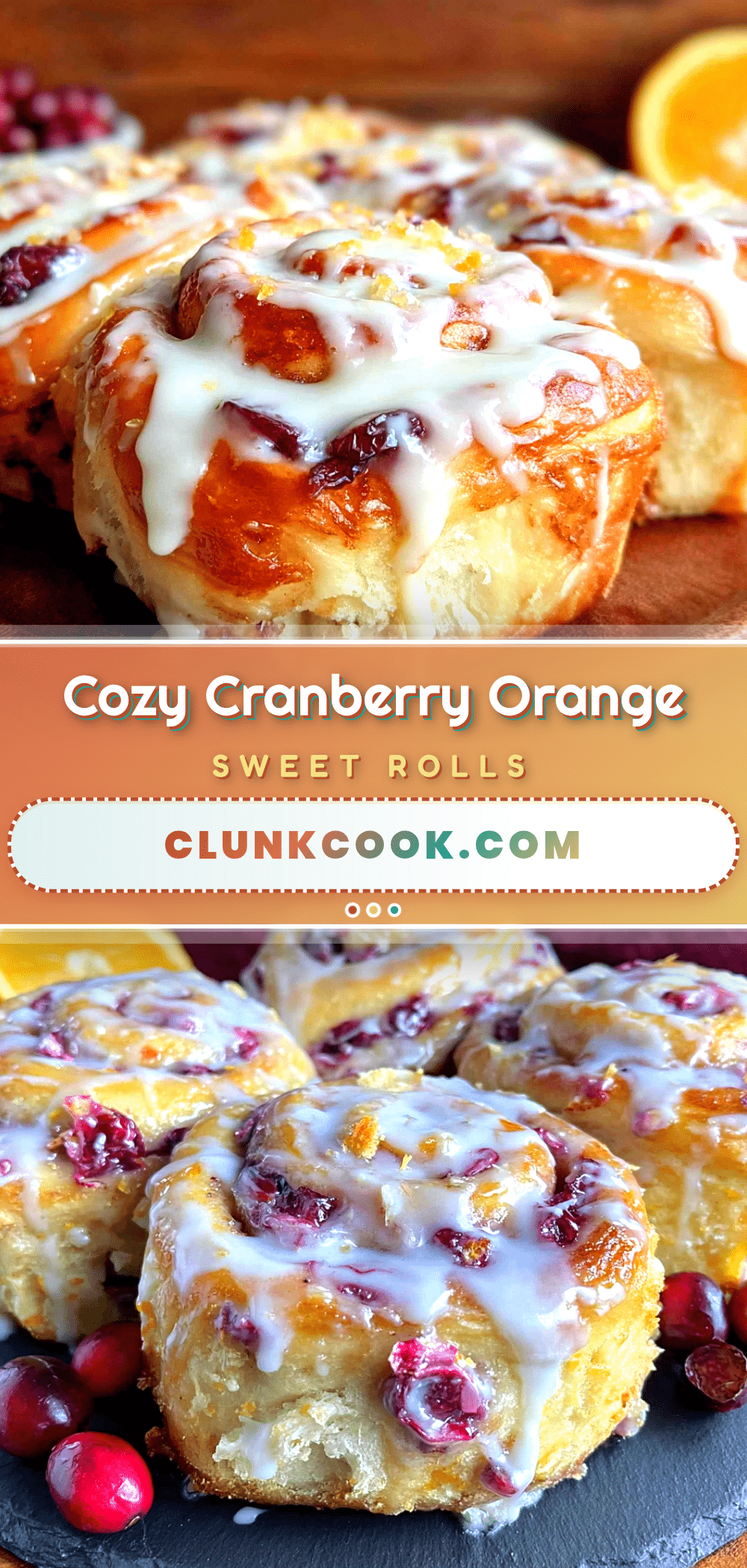 cranberry orange sweet rolls recipe