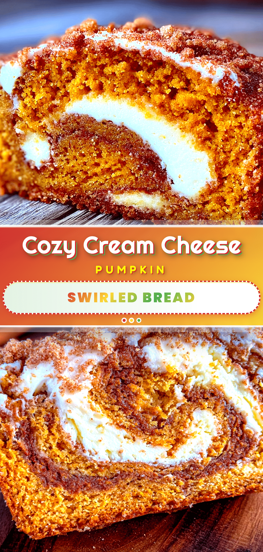 cream cheese swirled pumpkin bread recipe