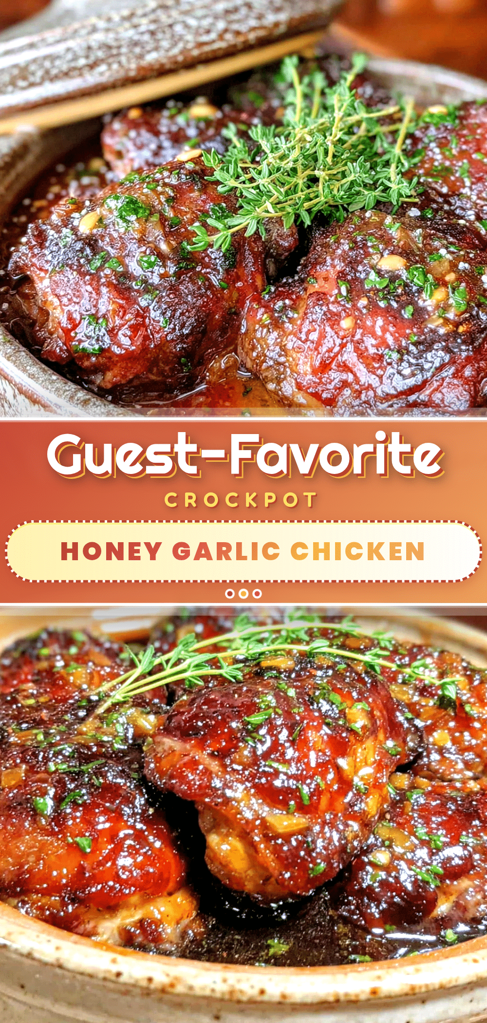 crockpot honey garlic chicken thighs recipe