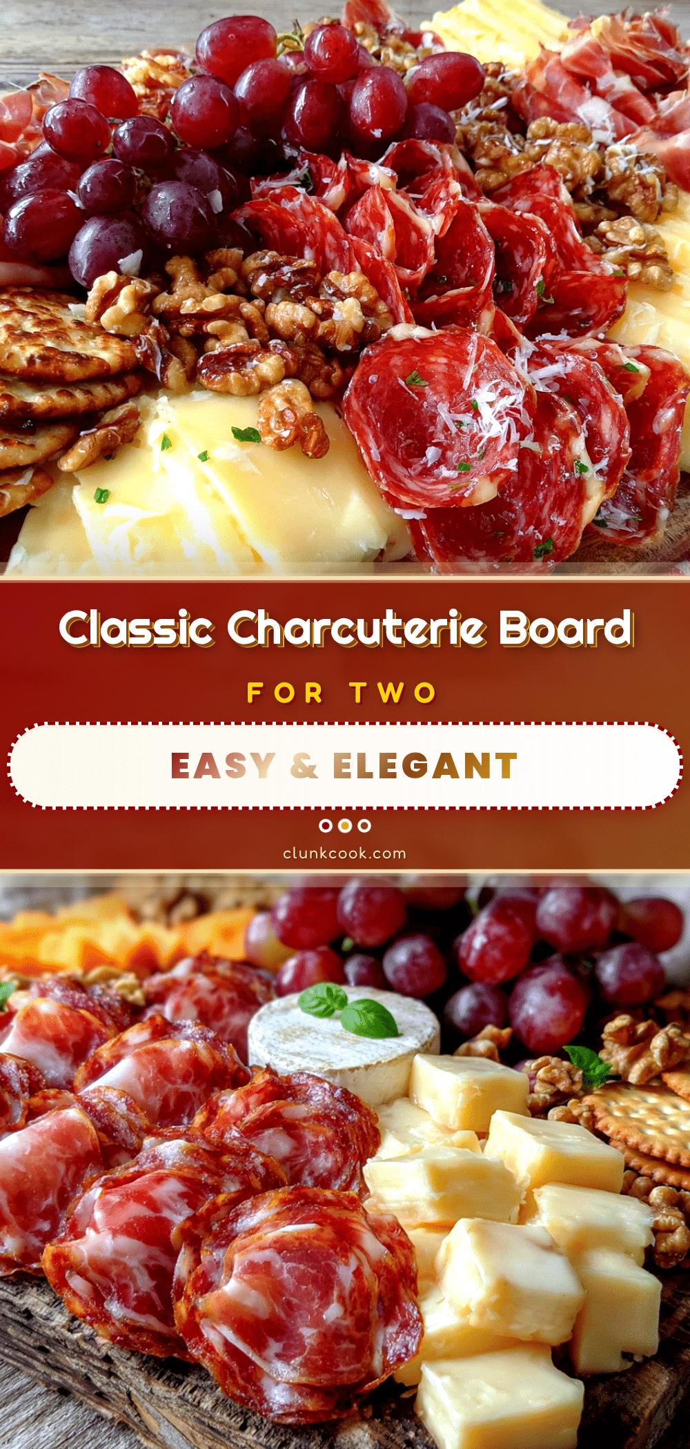 easy classic charcuterie board for two recipe