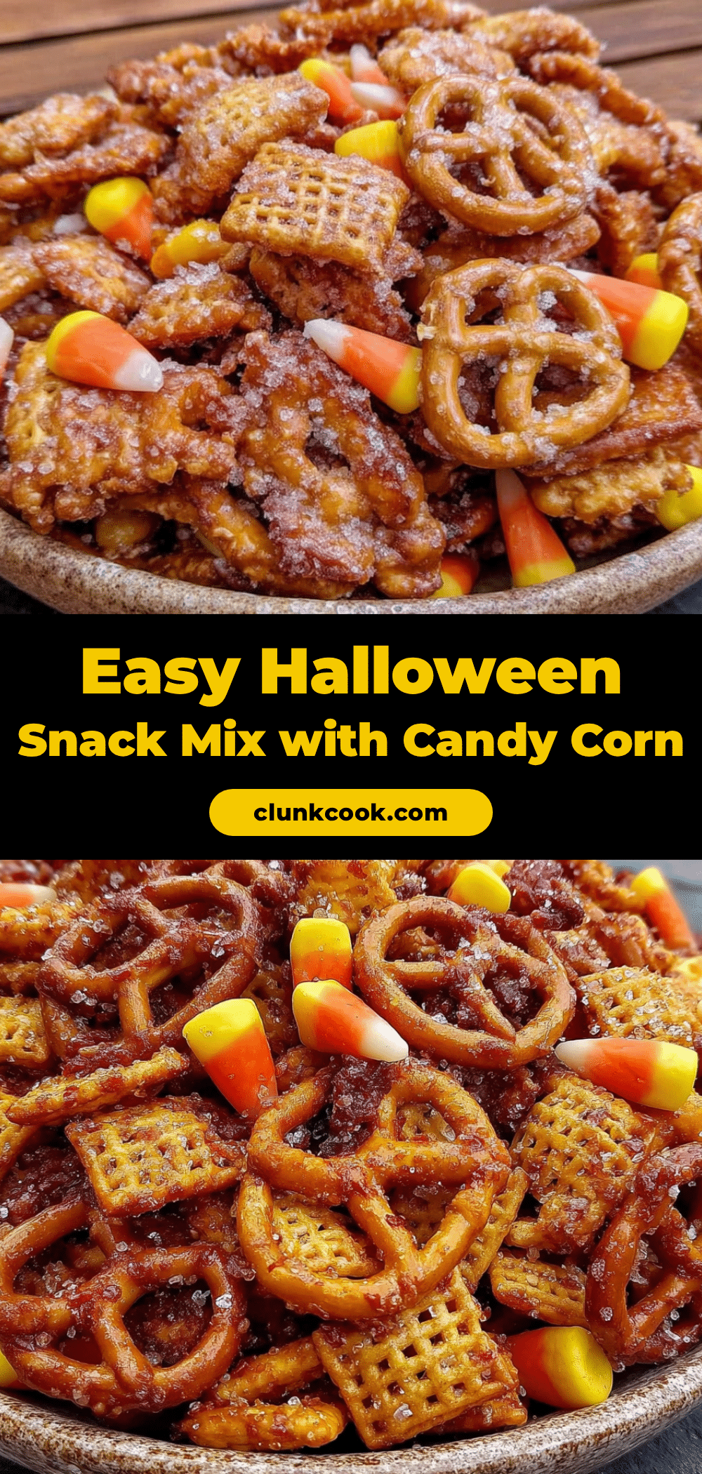 Easy Halloween Snack Mix recipe