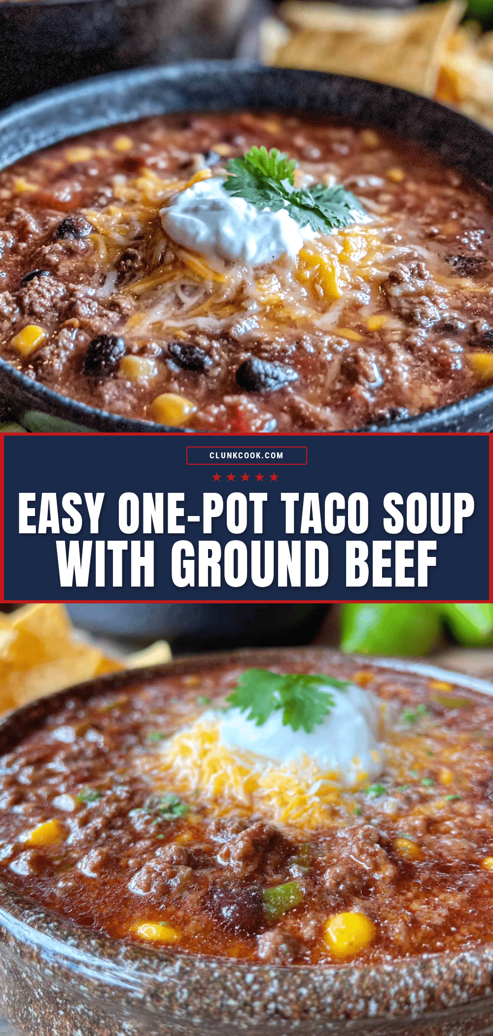 easy one-pot taco soup with ground beef recipe