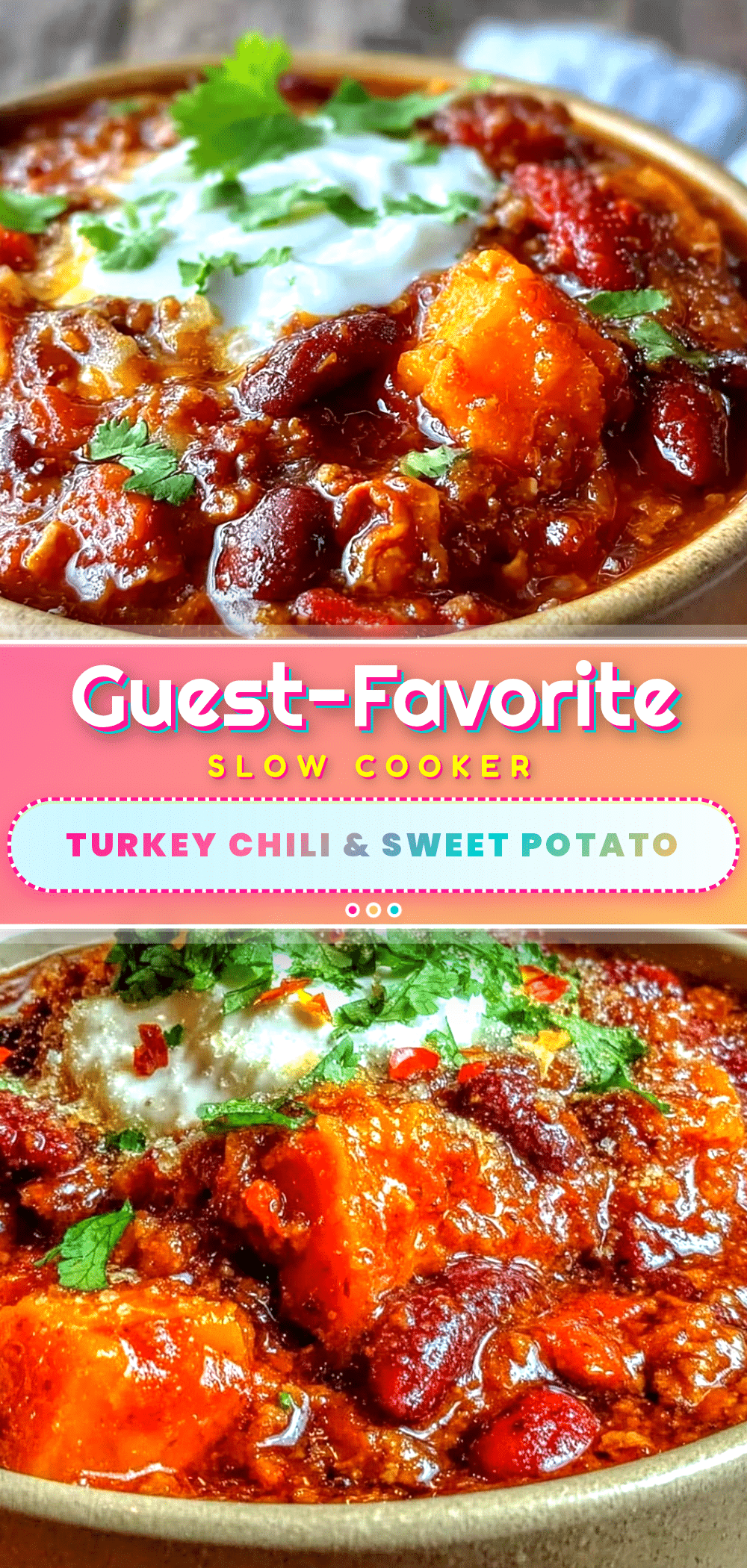 easy sweet potato turkey chili recipe