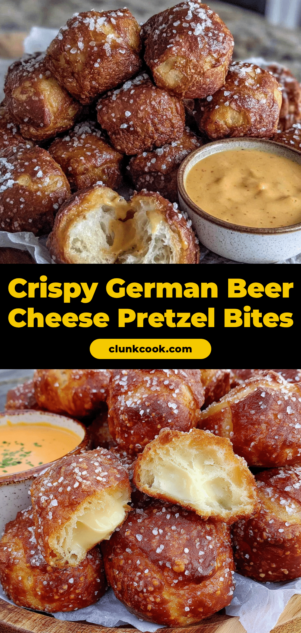 German Beer Cheese Pretzel Bites recipe