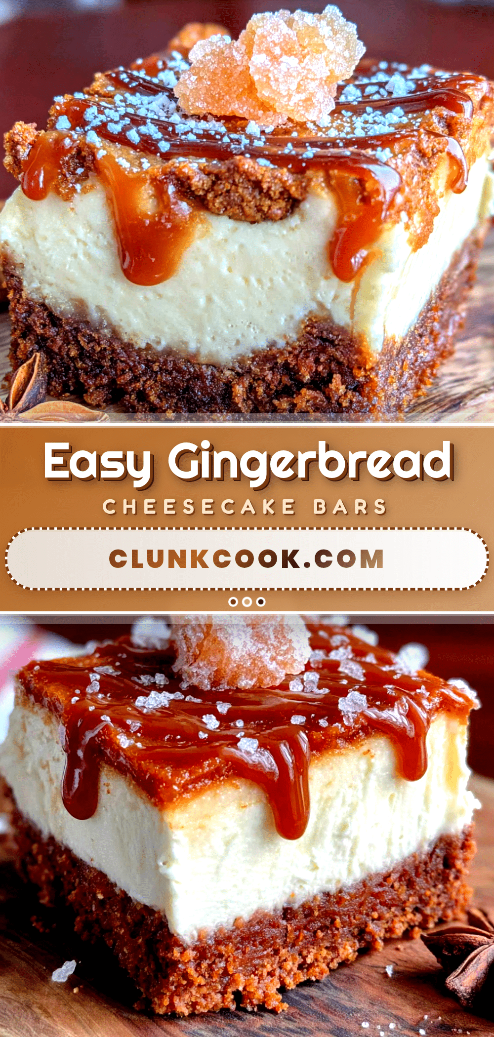 gingerbread cheesecake bars recipe