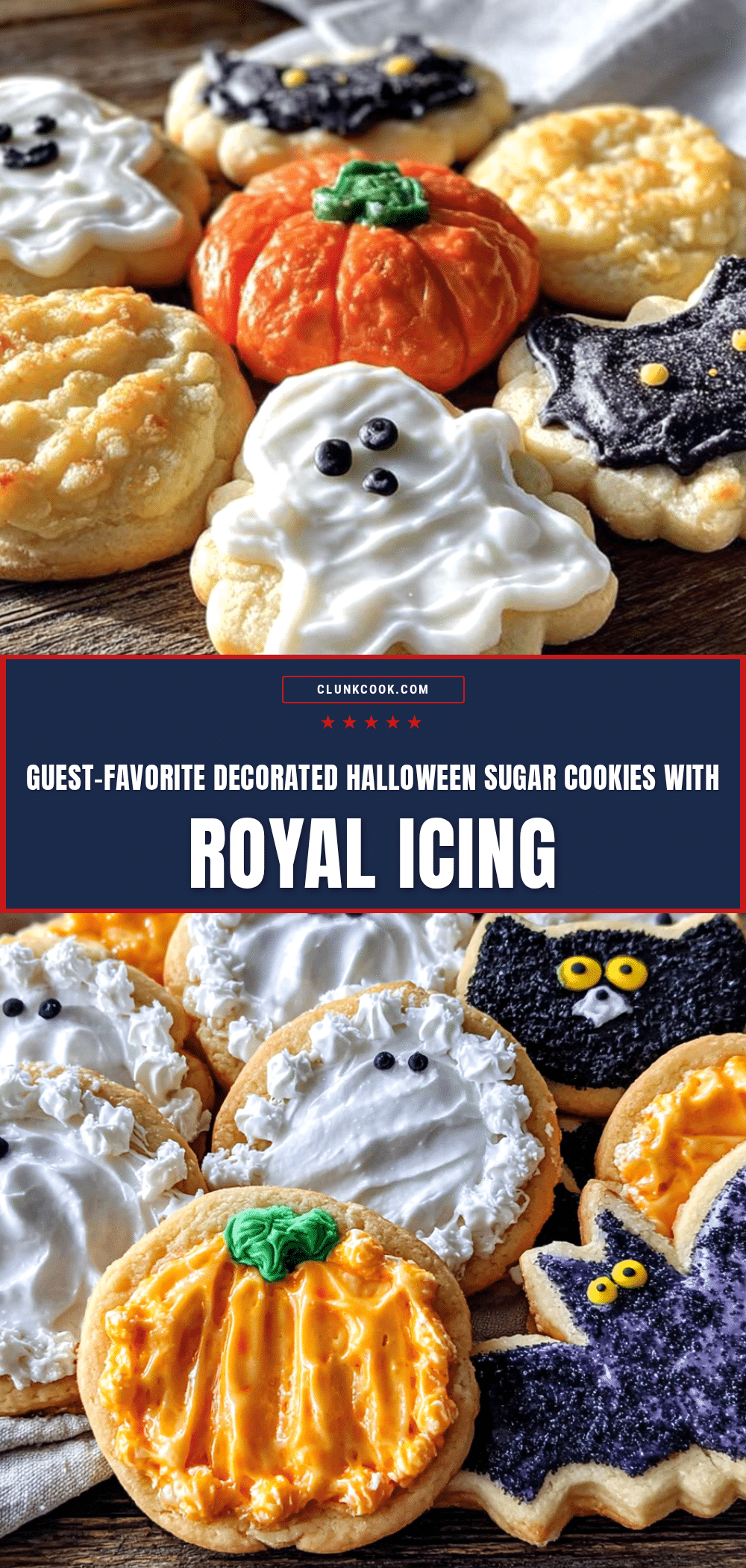 Halloween sugar cookies with royal icing recipe