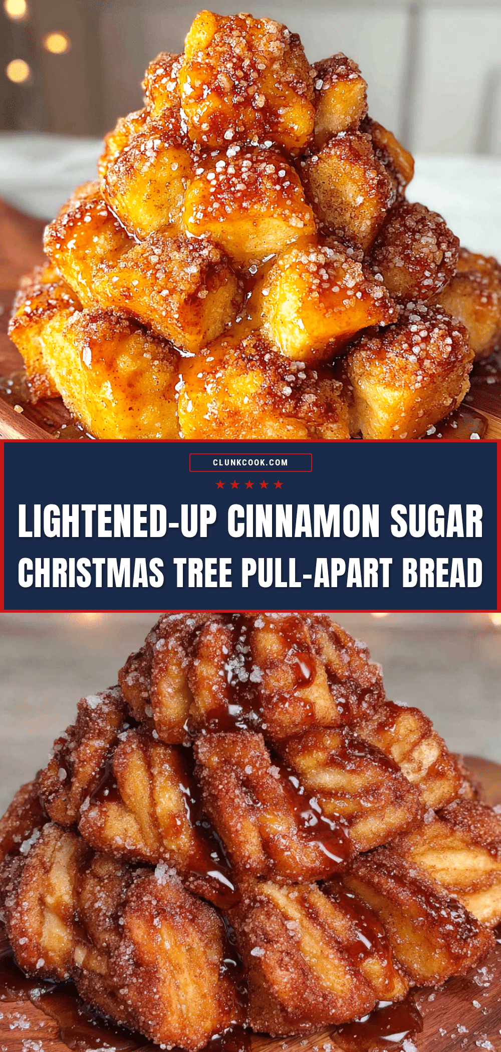lightened-up christmas tree pull-apart bread recipe