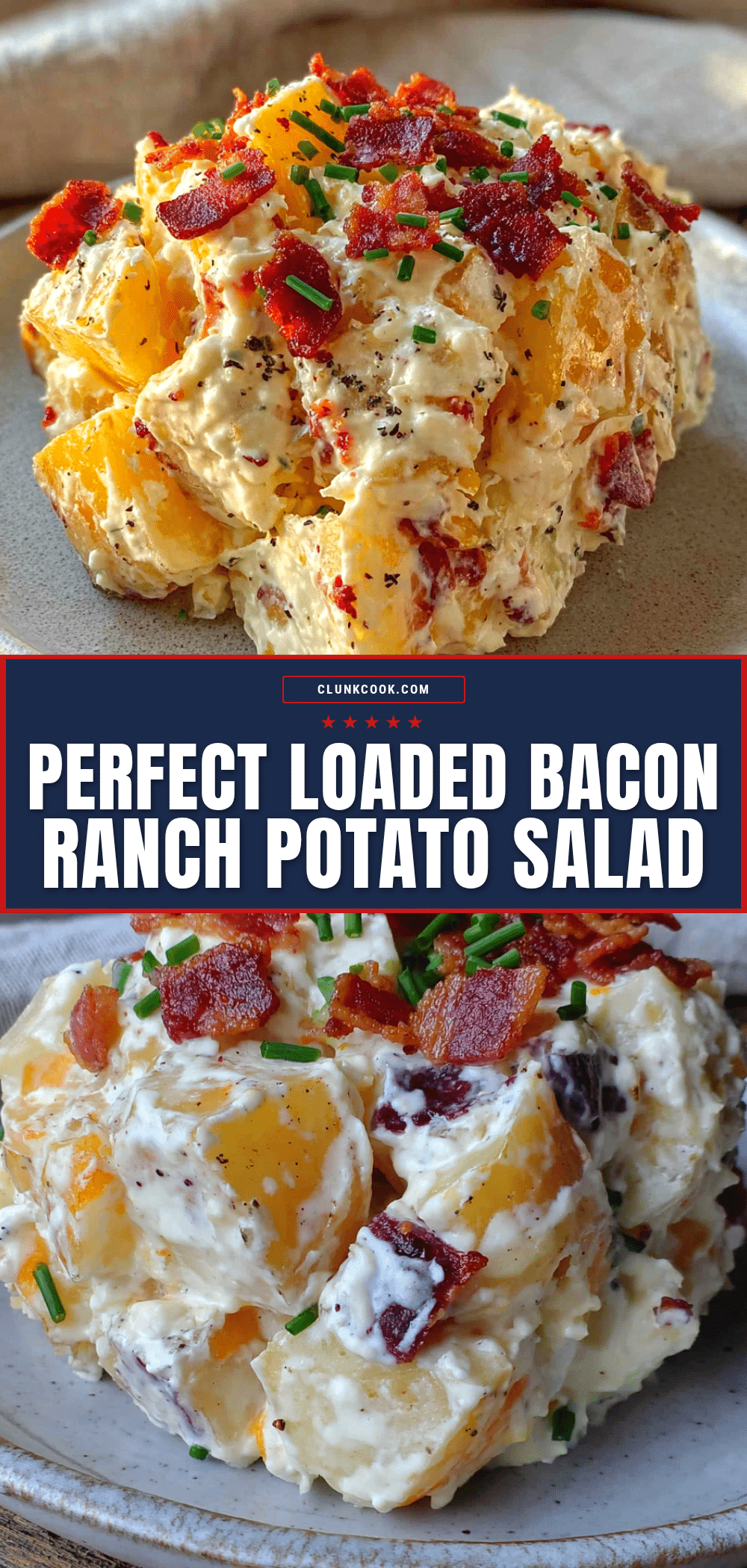 loaded bacon ranch potato salad recipe