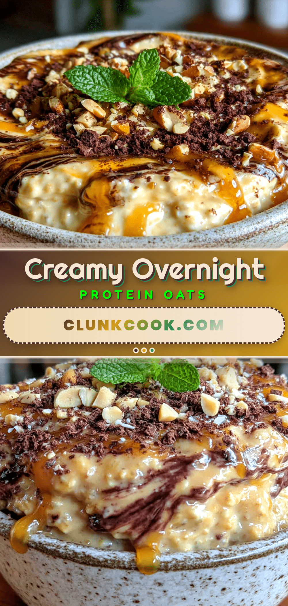 overnight peanut butter protein oats recipe