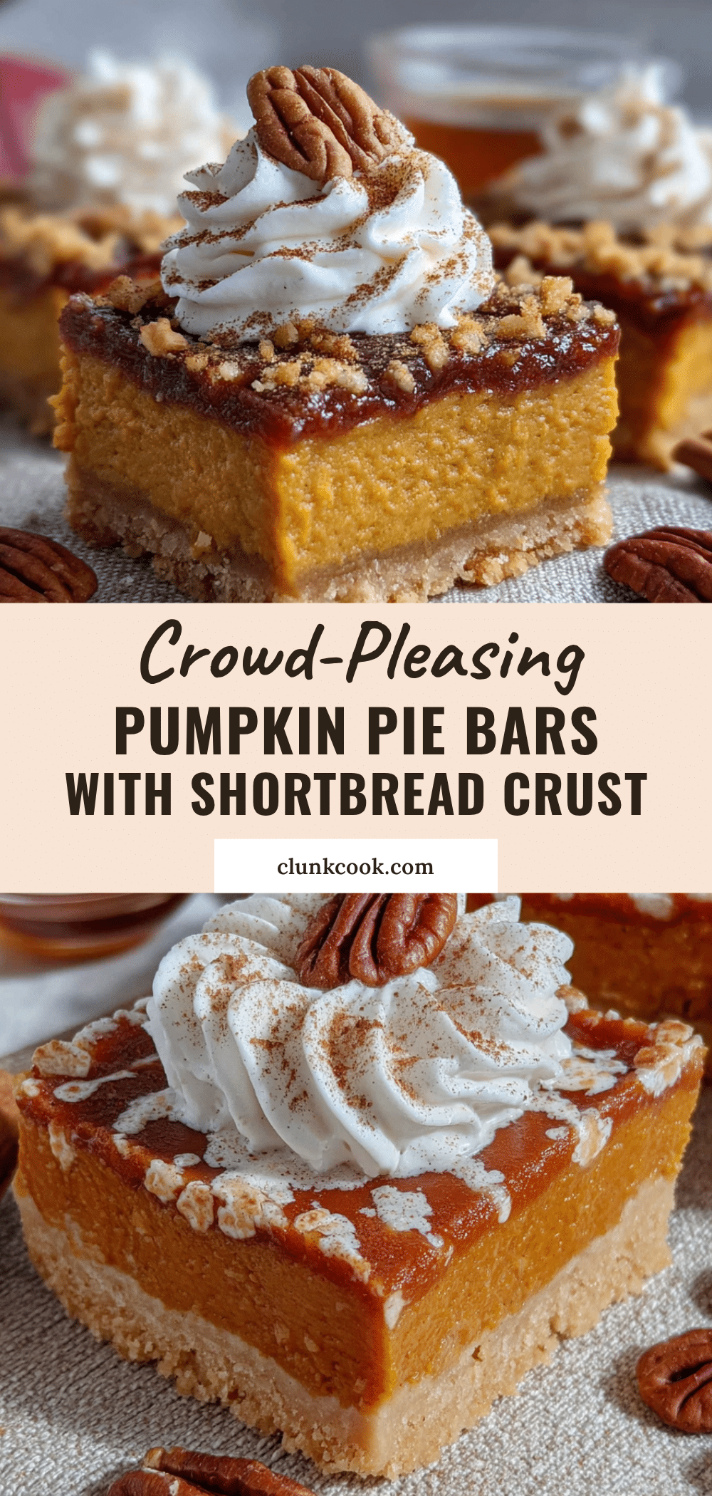 pumpkin pie bars recipe