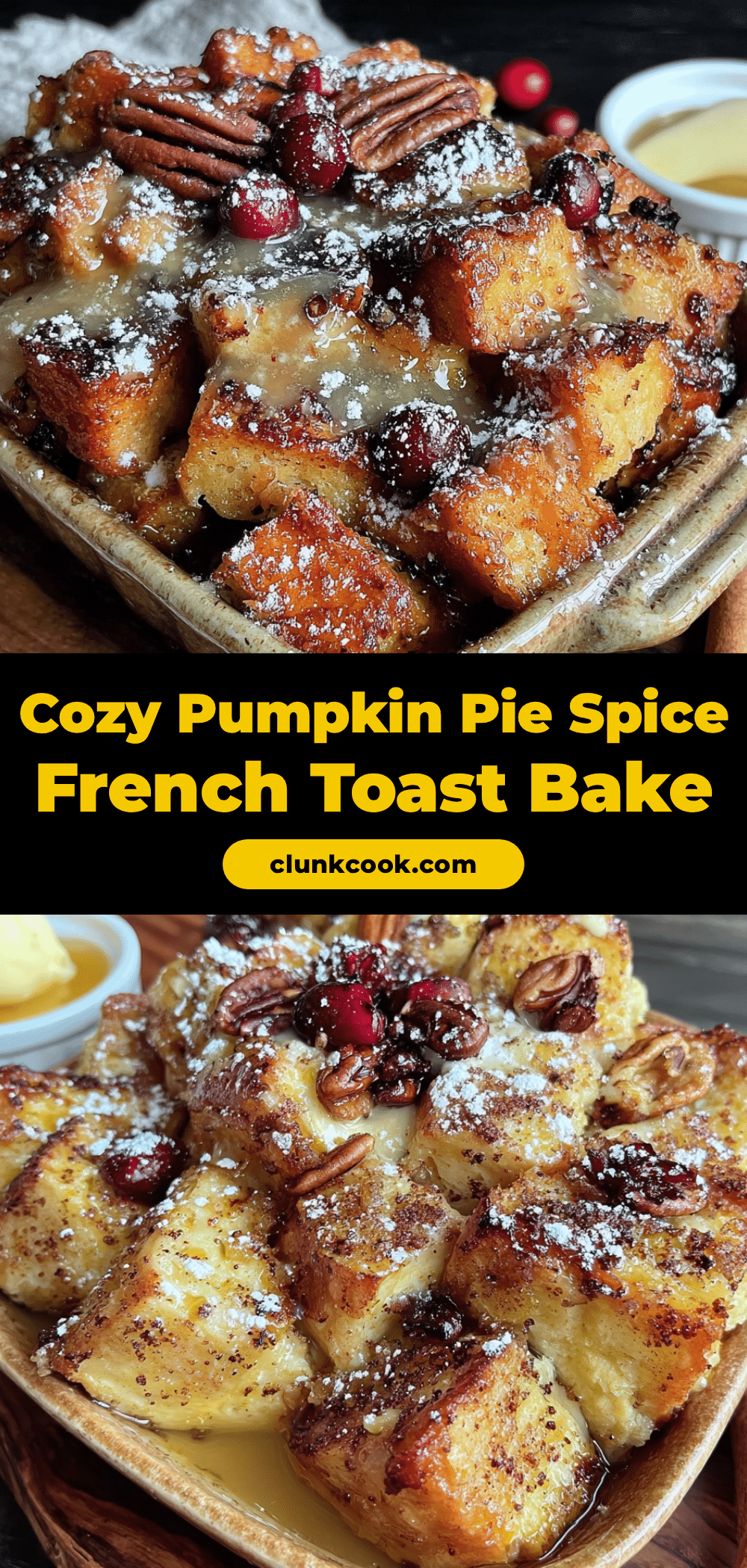 pumpkin pie spice french toast bake recipe