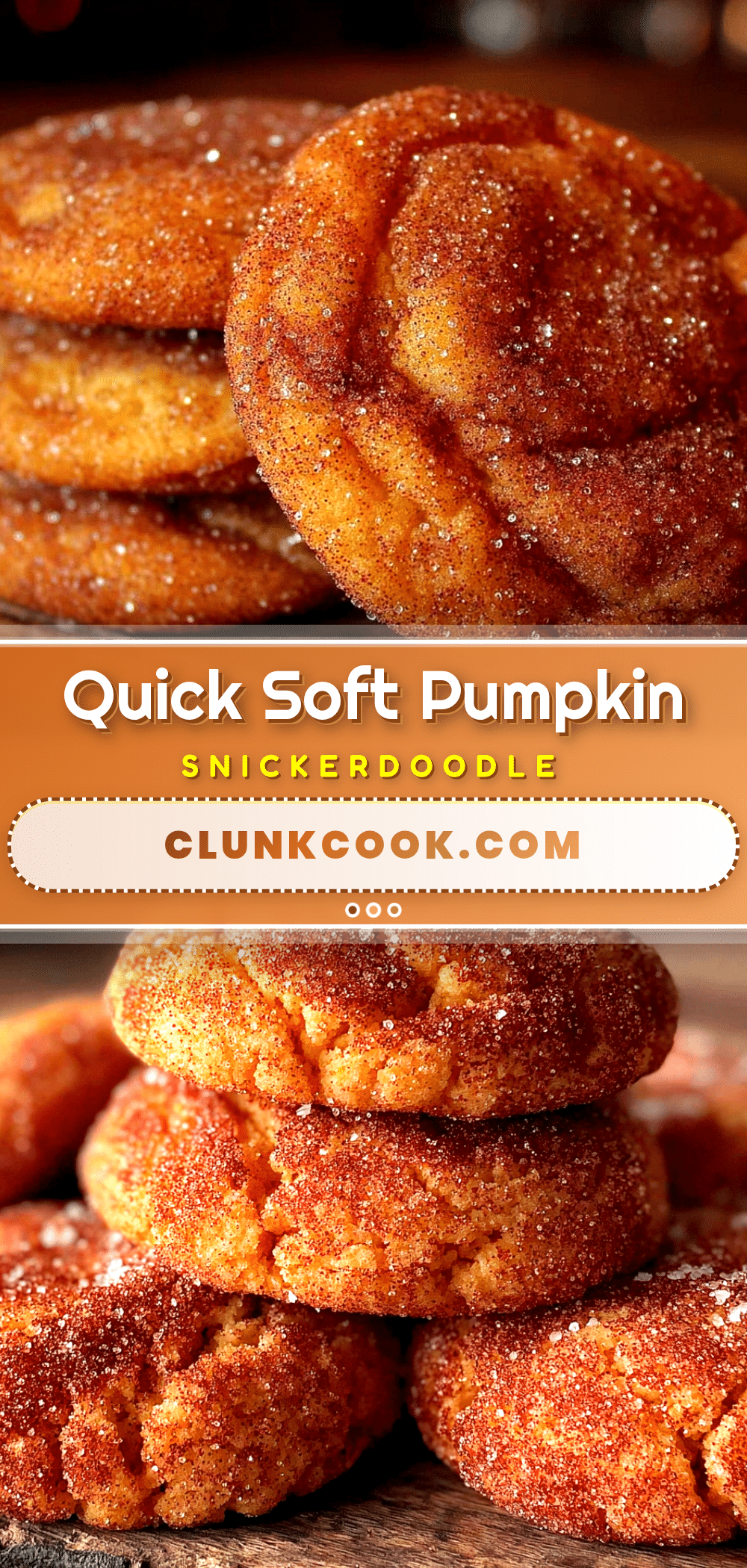 pumpkin snickerdoodle cookies recipe