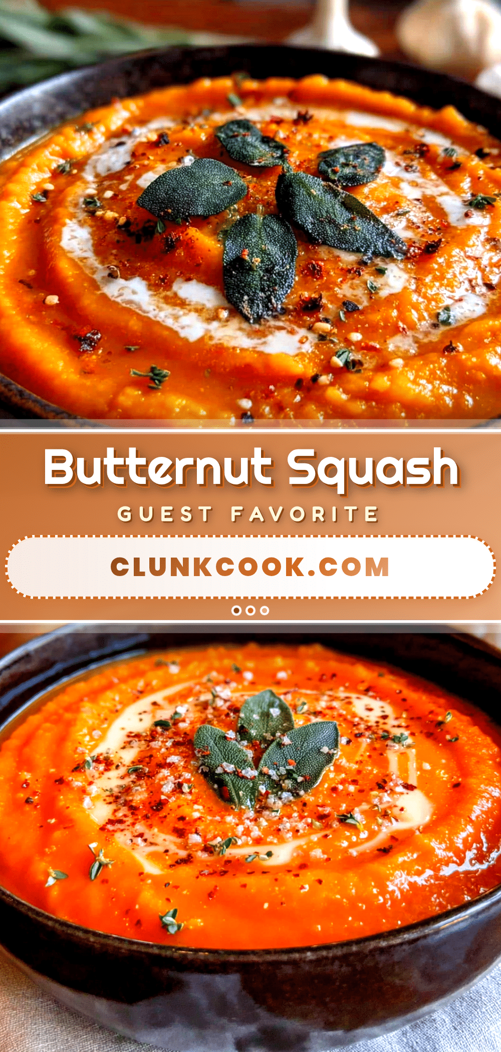 roasted butternut squash soup recipe