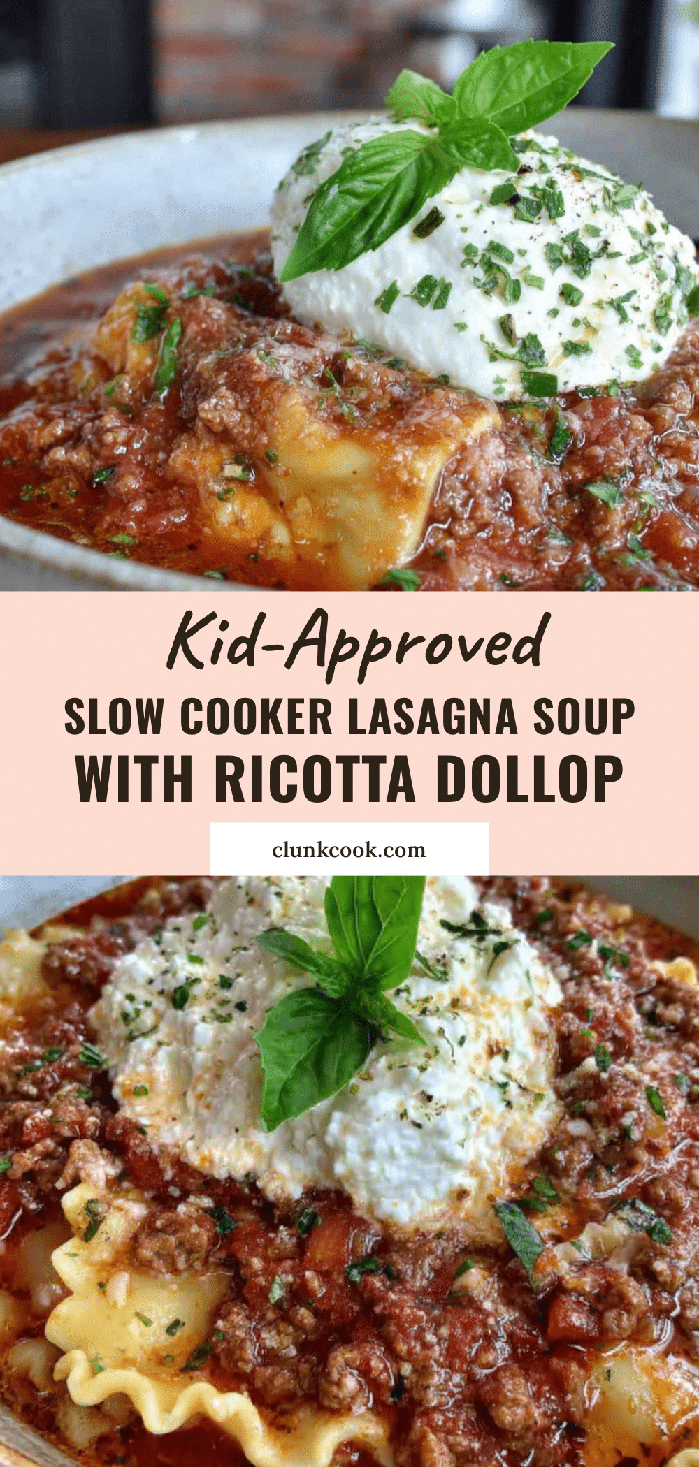 slow cooker lasagna soup recipe