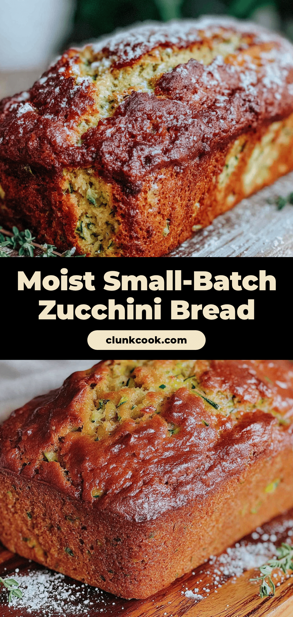 small-batch zucchini bread recipe