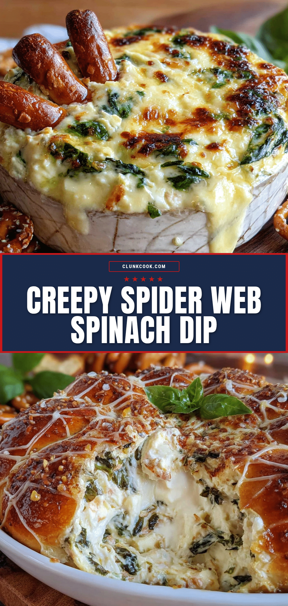 spider web spinach dip recipe