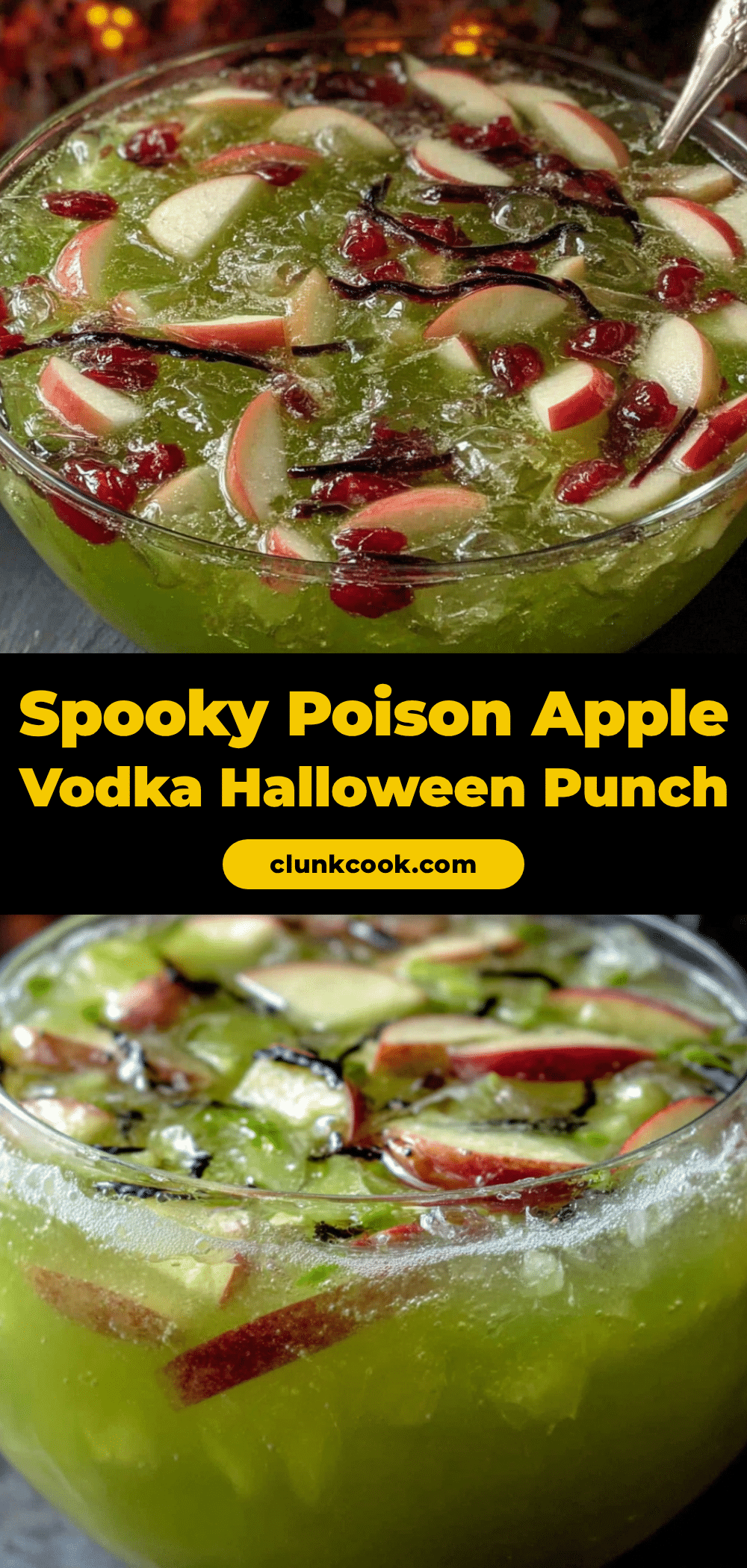 Spooky Poison Apple Vodka recipe