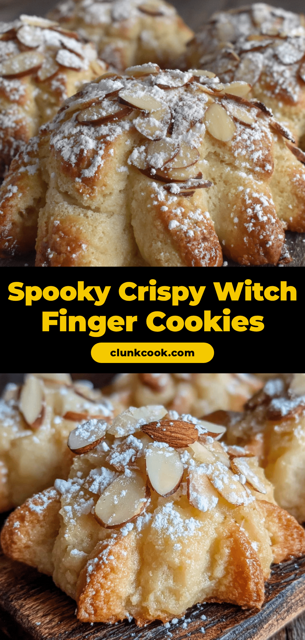 Witch Finger Cookies with Almond Nails recipe