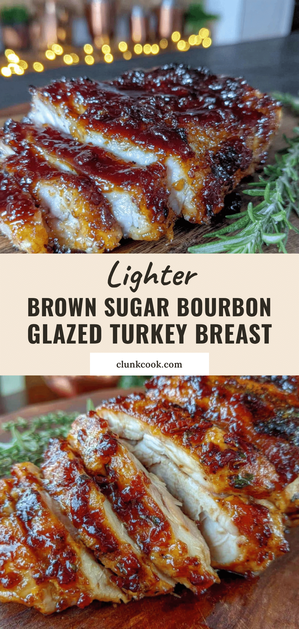 lighter brown sugar bourbon glazed turkey breast recipe